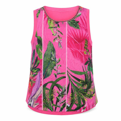 Womens UK Size 10 NEXT Pink Basic Tank