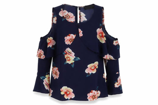 Womens UK Size 10 AX Paris Blue Basic Blouse
