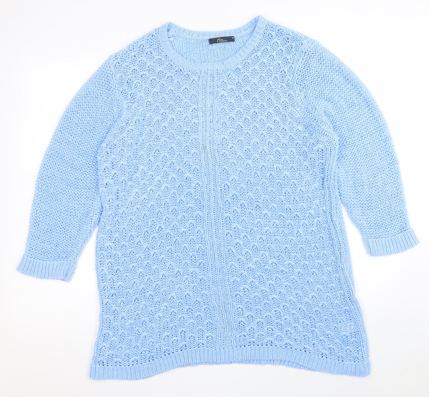 Womens UK Size XL BM Collection Blue Pullover Jumper