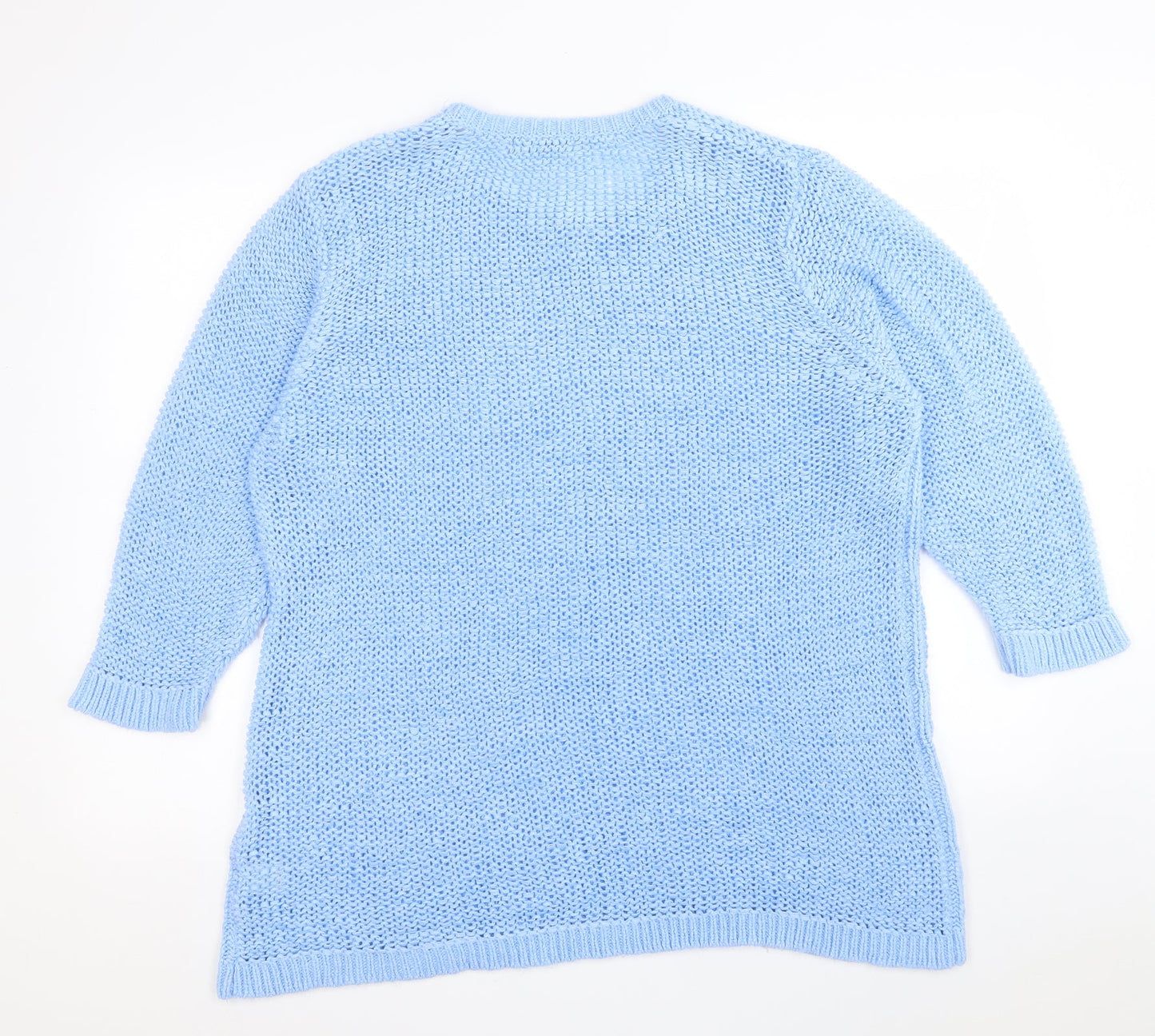 Womens UK Size XL BM Collection Blue Pullover Jumper