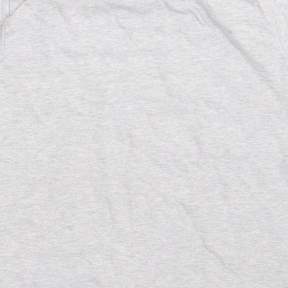 F&F Boys Grey  Polyester Basic T-Shirt Size 4-5 Years Crew Neck Pullover