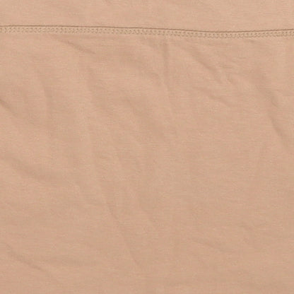 New Look Womens Beige  Cotton A-Line Skirt Size 14