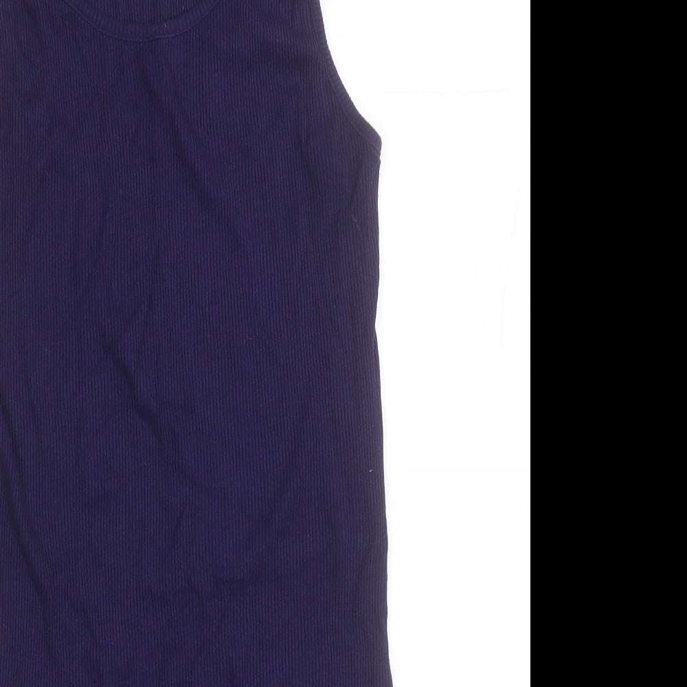 Dorothy Perkins Womens Blue  Viscose Bodycon  Size 14  Crew Neck Pullover