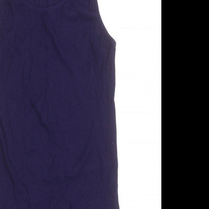 Dorothy Perkins Womens Blue  Viscose Bodycon  Size 14  Crew Neck Pullover