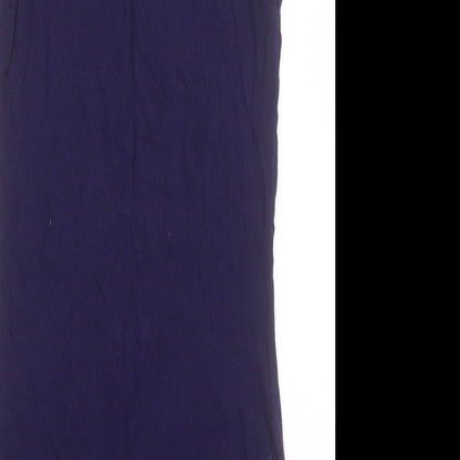 Dorothy Perkins Womens Blue  Viscose Bodycon  Size 14  Crew Neck Pullover