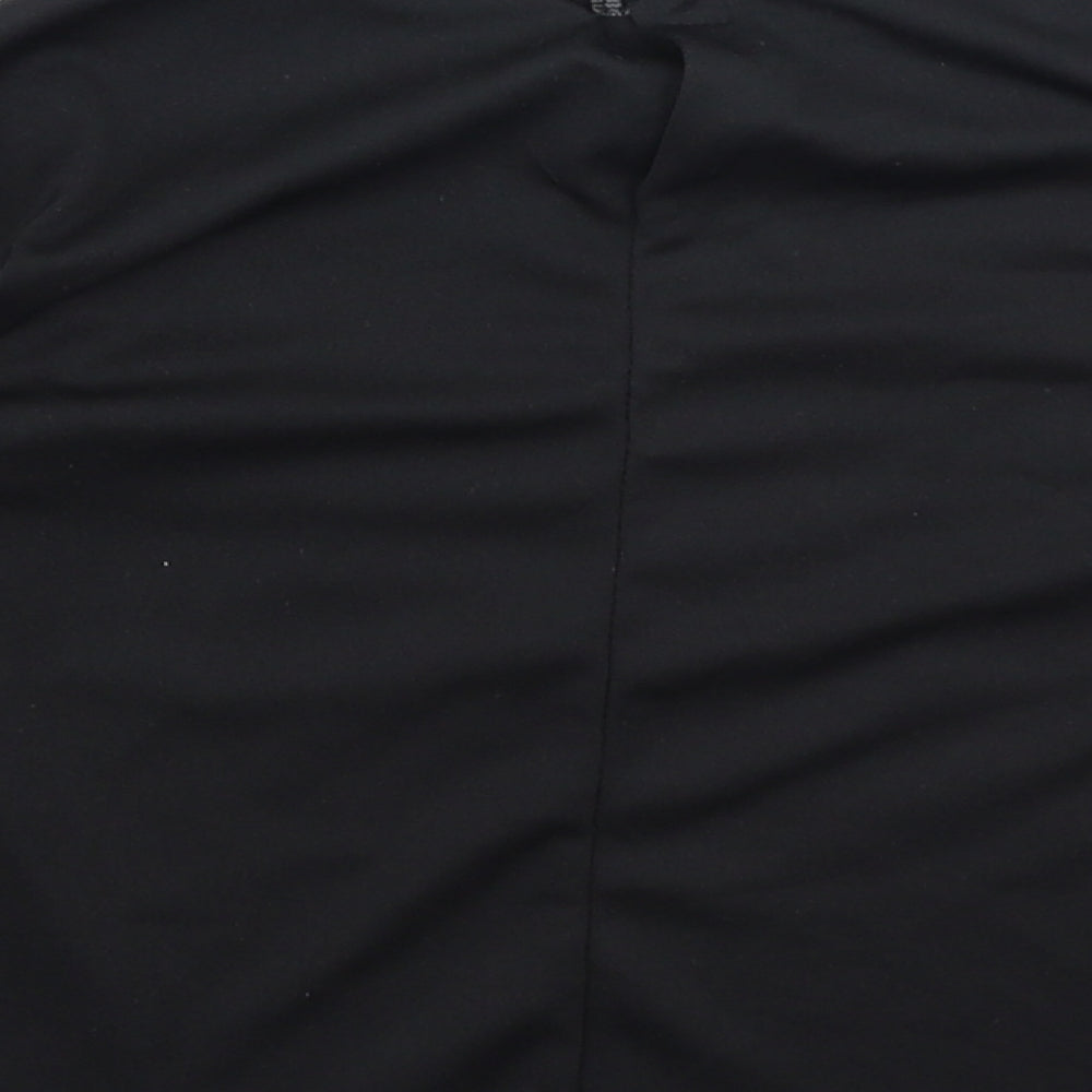 Preworn Boys Black  Polyester Basic Casual Size S Round Neck  - fancy dress