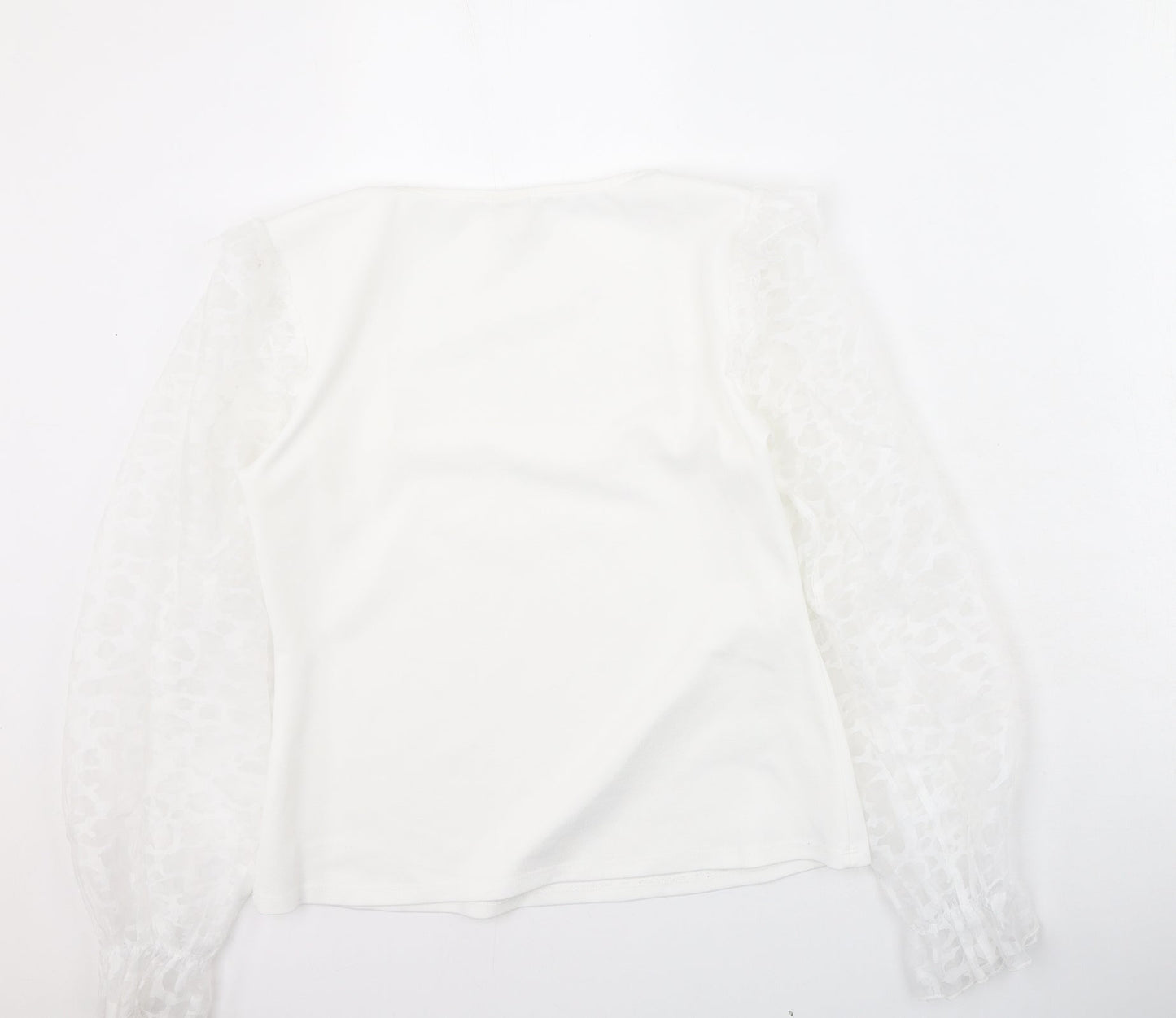 Womens UK Size 12 River Island White Basic Blouse