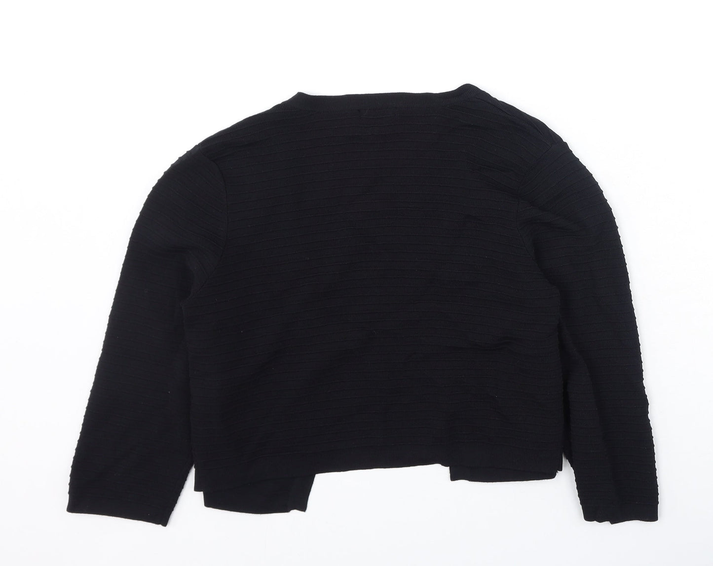 Womens UK Size 10 Roman Black Cardigan Jumper