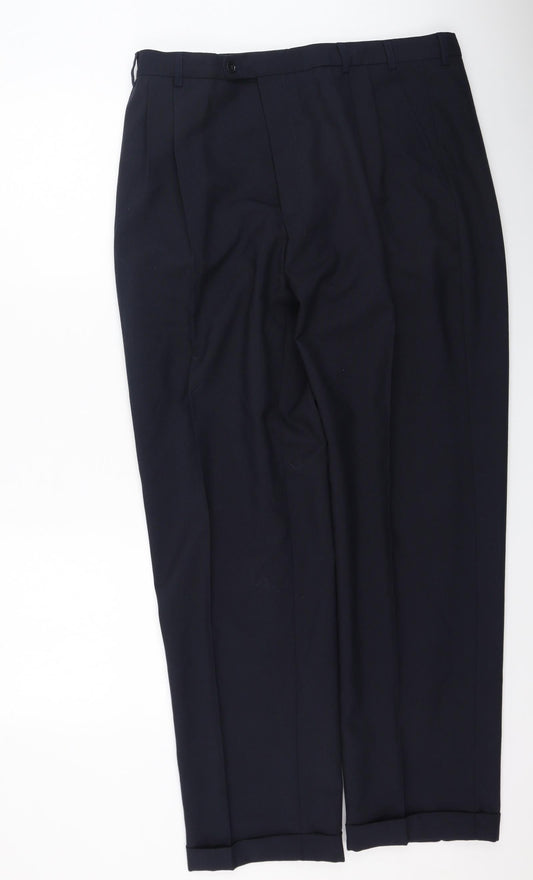 modern classics Womens Black  Cotton Trousers  Size 38 L32 in Regular