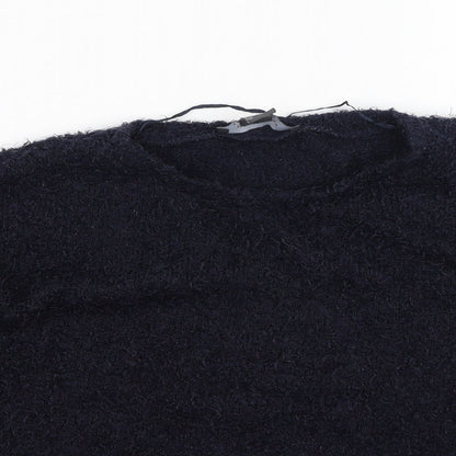 Primark  Womens Blue Round Neck  Polyester Pullover Jumper Size 2XS