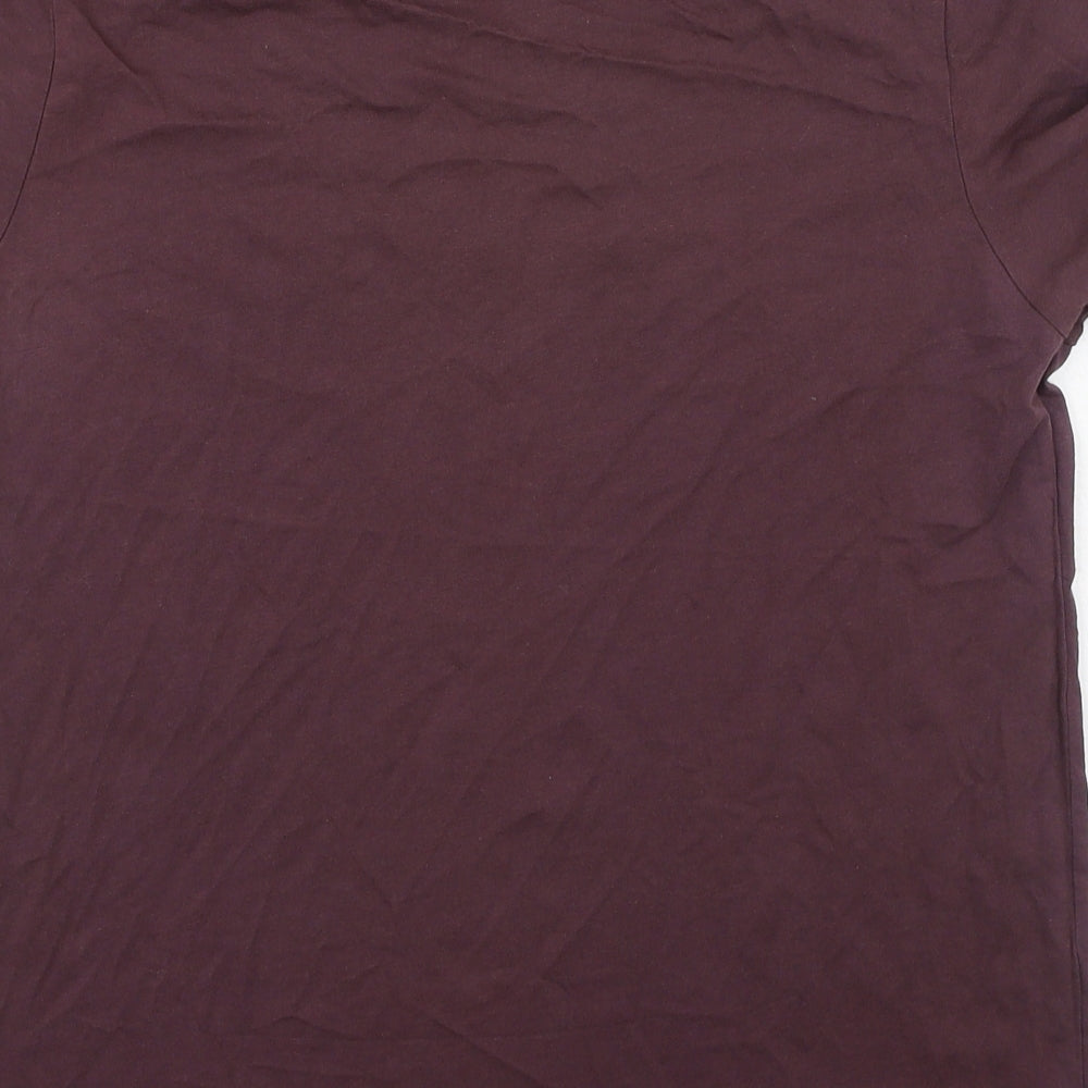 Primark  Womens Brown  Cotton Basic T-Shirt Size S Round Neck