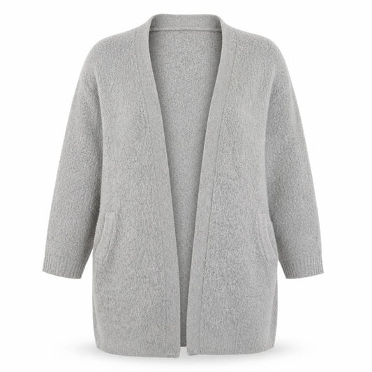 Womens UK Size L b.young Grey Cardigan Jumper