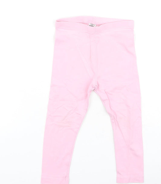 Dunnes Stores Girls Pink  Cotton Jegging Jeans Size 2-3 Years  Regular