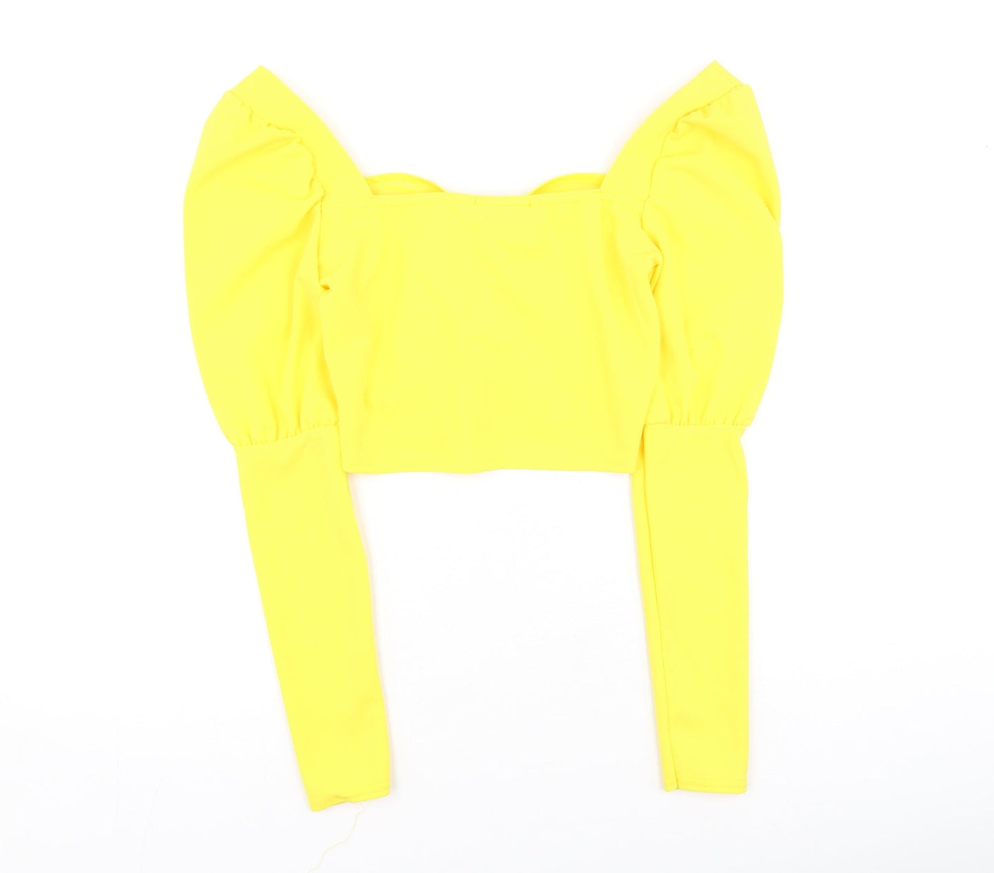 Womens UK Size 6 In the Style Yellow Basic Blouse