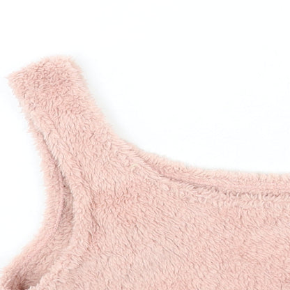 Womens UK Size L Preworn Pink Camisole Tank