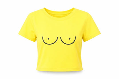 Womens UK Size S Preworn Yellow Basic T-Shirt