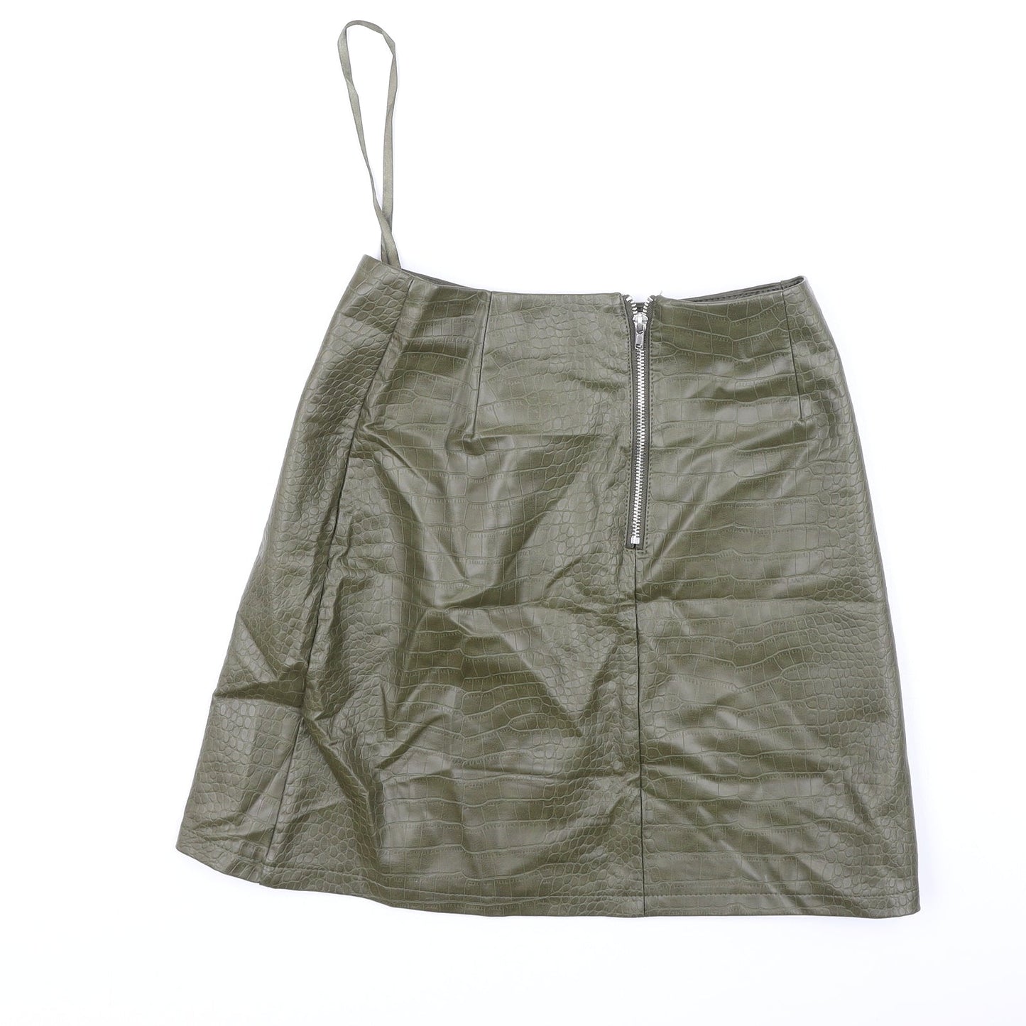 Primark  Womens Green  Polyester Mini Skirt Size 4