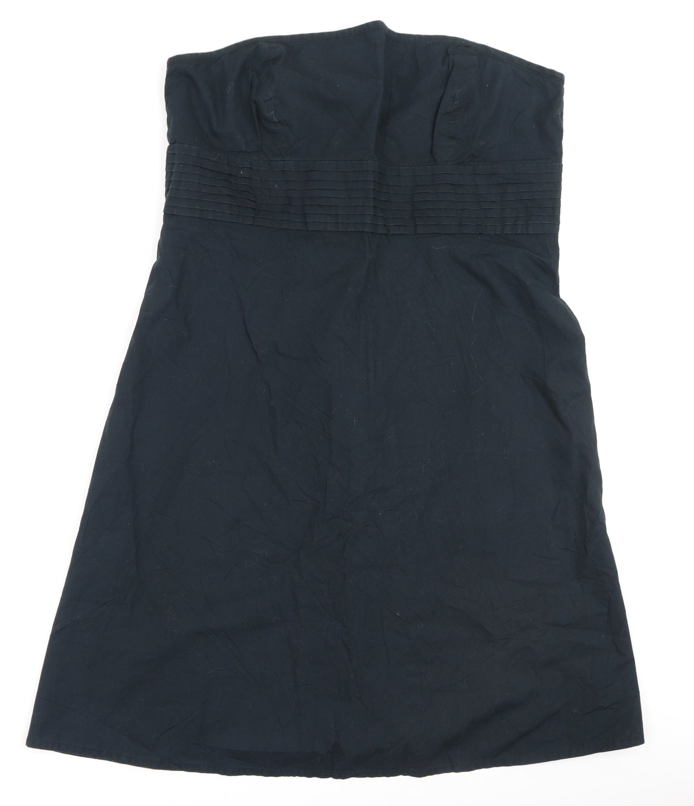 Gap  Womens Black  100% Cotton Fit & Flare  Size 14  Off the Shoulder