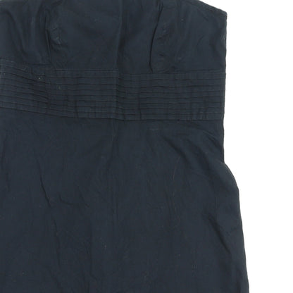 Gap  Womens Black  100% Cotton Fit & Flare  Size 14  Off the Shoulder