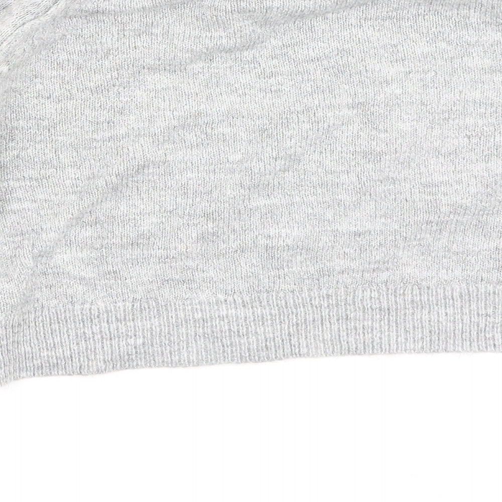 Womens UK Size M Topshop Grey Pullover Jumper