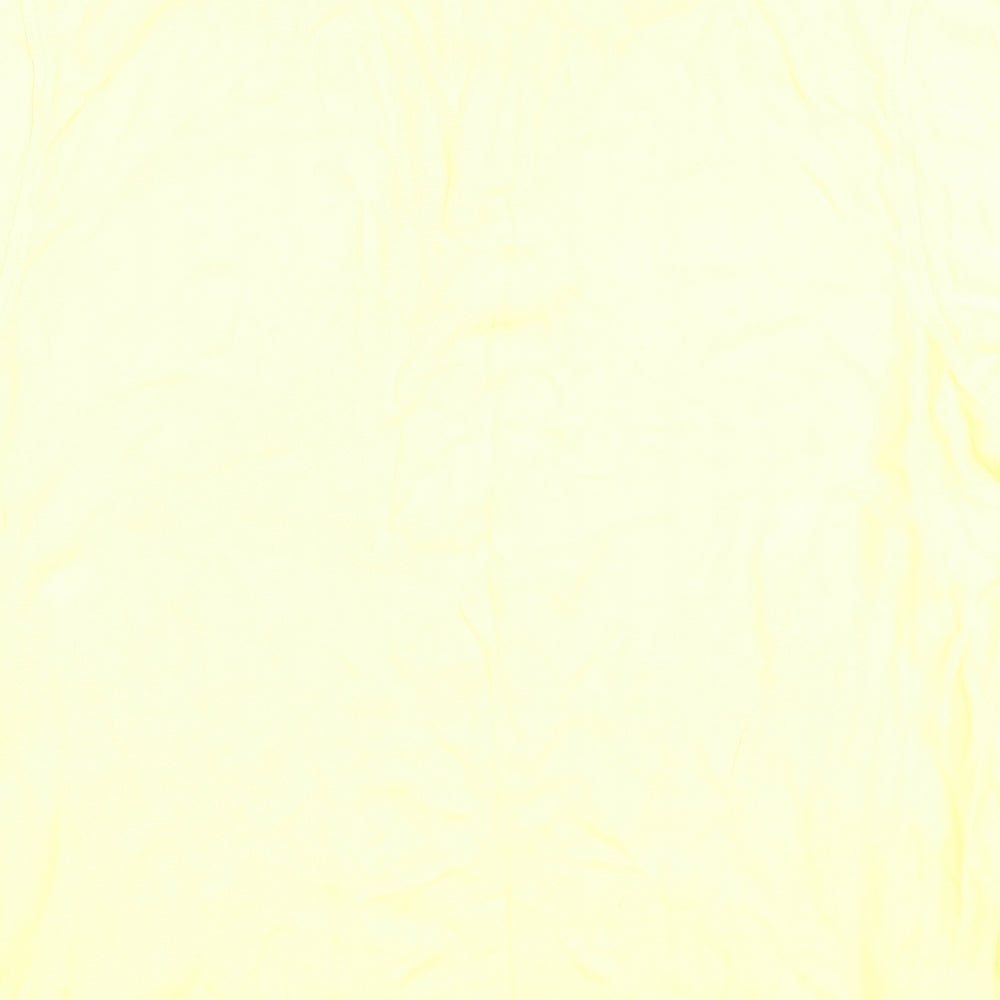 Dunnes Stores Mens Yellow  Cotton  Polo Size 2XL Collared