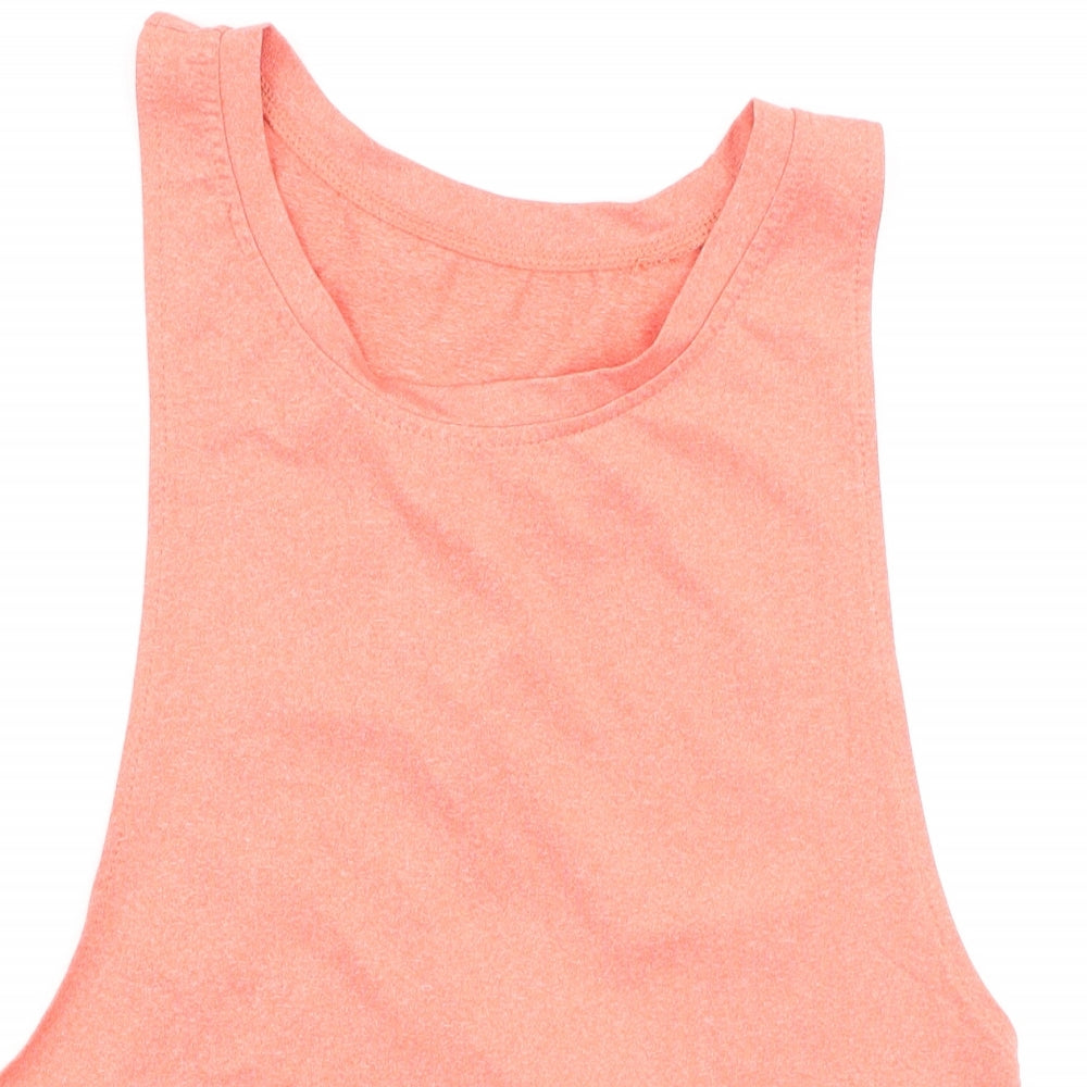 SheIn Womens Pink  Cotton Camisole Tank Size S Round Neck