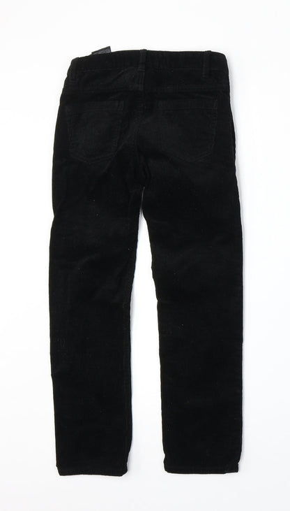 L.O.G.G  Girls Black  Cotton Chino Trousers Size 7 Years  Regular