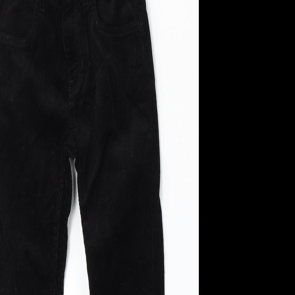L.O.G.G  Girls Black  Cotton Chino Trousers Size 7 Years  Regular