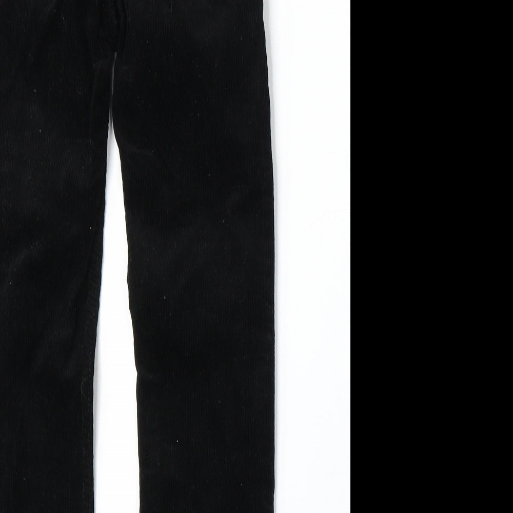 L.O.G.G  Girls Black  Cotton Chino Trousers Size 7 Years  Regular