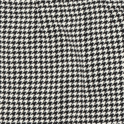 NEXT Girls White Houndstooth Polyester A-Line Skirt Size 7 Years  Regular