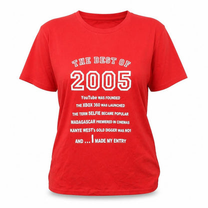 Womens UK Size M Earth Positive Red Basic T-Shirt