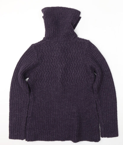 Womens UK Size 10 Debenhams Purple Cardigan Jumper