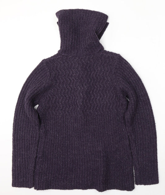 Womens UK Size 10 Debenhams Purple Cardigan Jumper