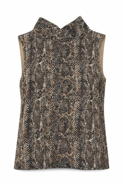 Womens UK Size 10 Marks and Spencer Brown Basic Blouse