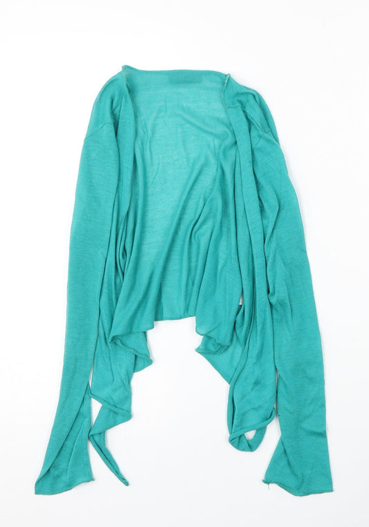 Womens UK Size 10 Per Una Green Cardigan Jumper