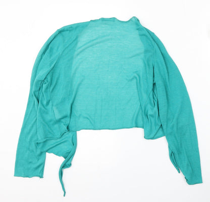 Womens UK Size 10 Per Una Green Cardigan Jumper