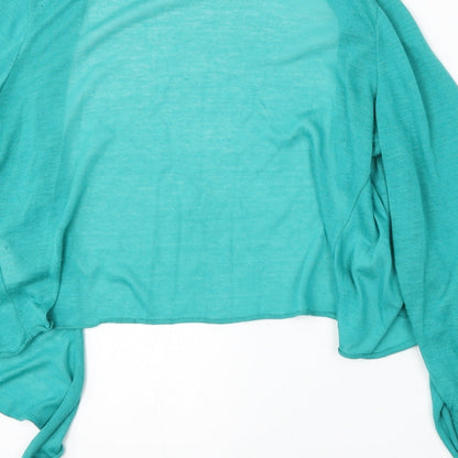 Womens UK Size 10 Per Una Green Cardigan Jumper