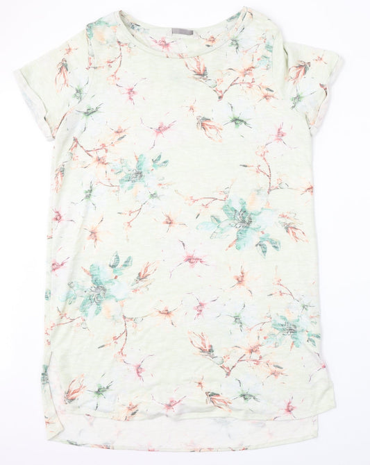 George Womens Multicoloured Round Neck Geometric Polyester Pullover Jumper Size 18