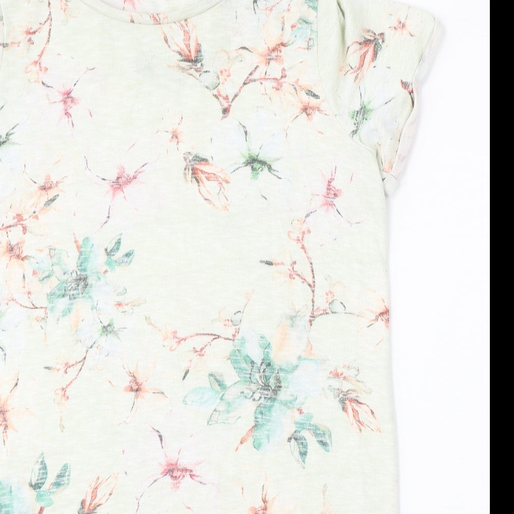 George Womens Multicoloured Round Neck Geometric Polyester Pullover Jumper Size 18