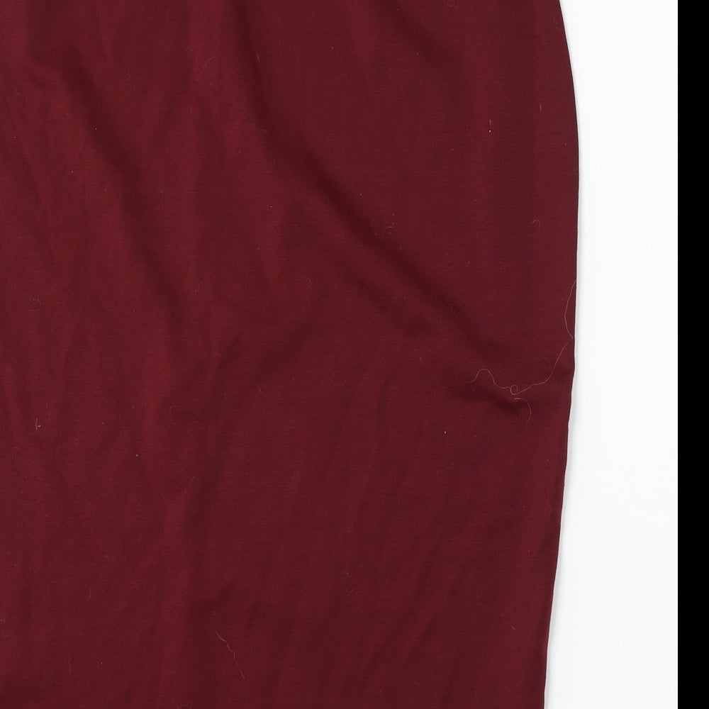 Originals Womens Red  Polyester Straight & Pencil Skirt Size XL