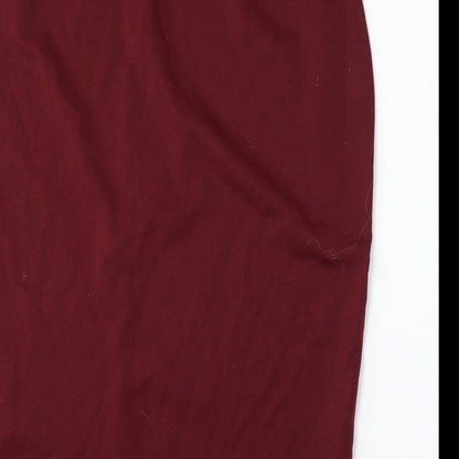 Originals Womens Red  Polyester Straight & Pencil Skirt Size XL