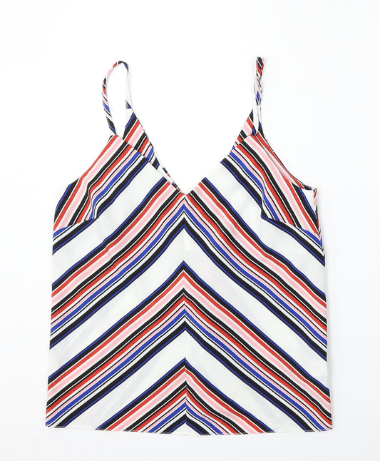 Womens UK Size 8 New Look Multicoloured Camisole Tank