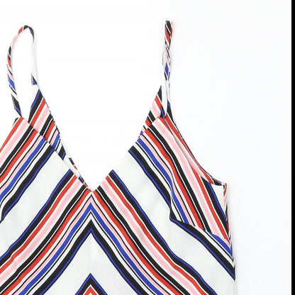 Womens UK Size 8 New Look Multicoloured Camisole Tank