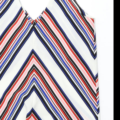 Womens UK Size 8 New Look Multicoloured Camisole Tank