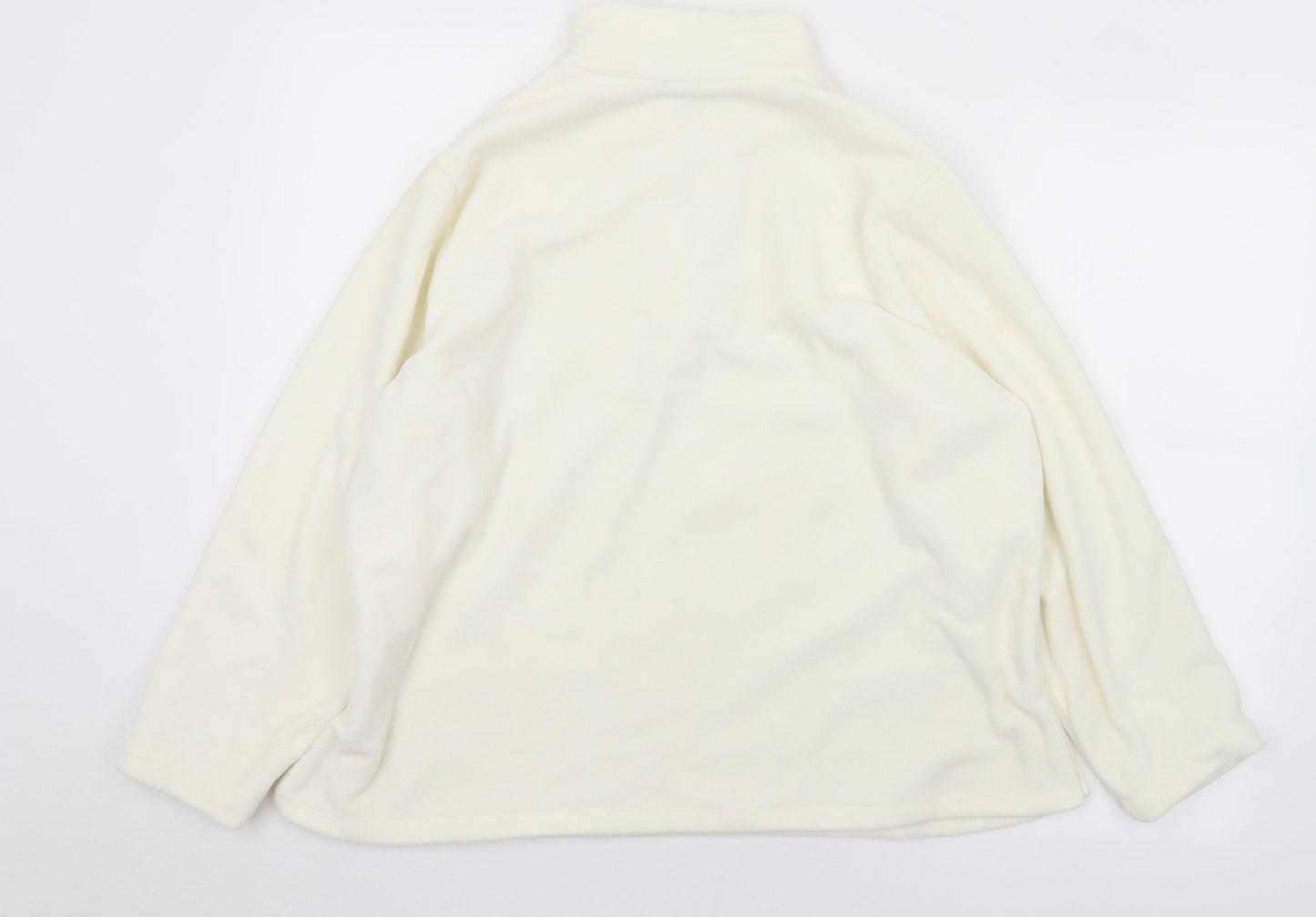 Womens UK Size M Preworn White Pullover Jumper