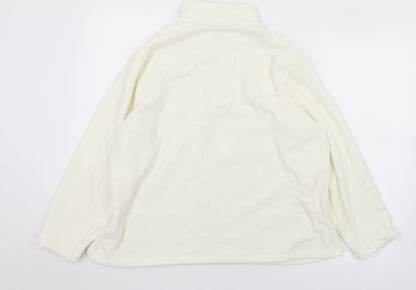 Womens UK Size M Preworn White Pullover Jumper