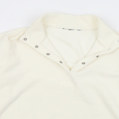 Womens UK Size M Preworn White Pullover Jumper