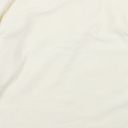 Womens UK Size M Preworn White Pullover Jumper