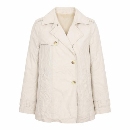 Next Womens Ivory   Overcoat Coat Size 10  Button