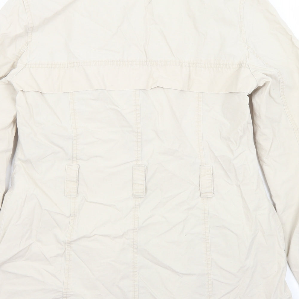 Womens UK Size 10 NEXT Ivory Overcoat